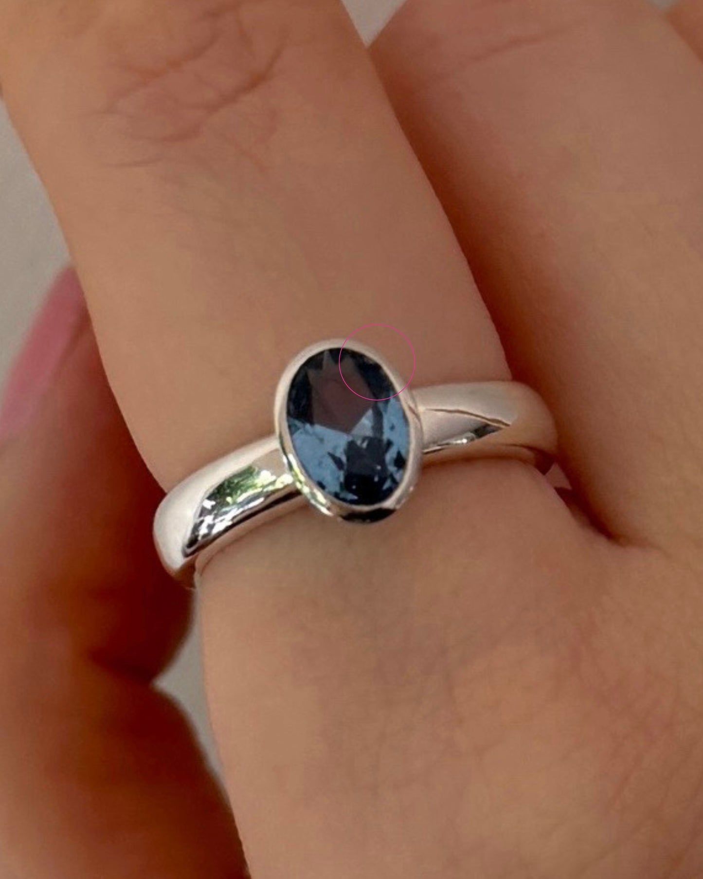 ONE-OFF BEZEL SET RING
